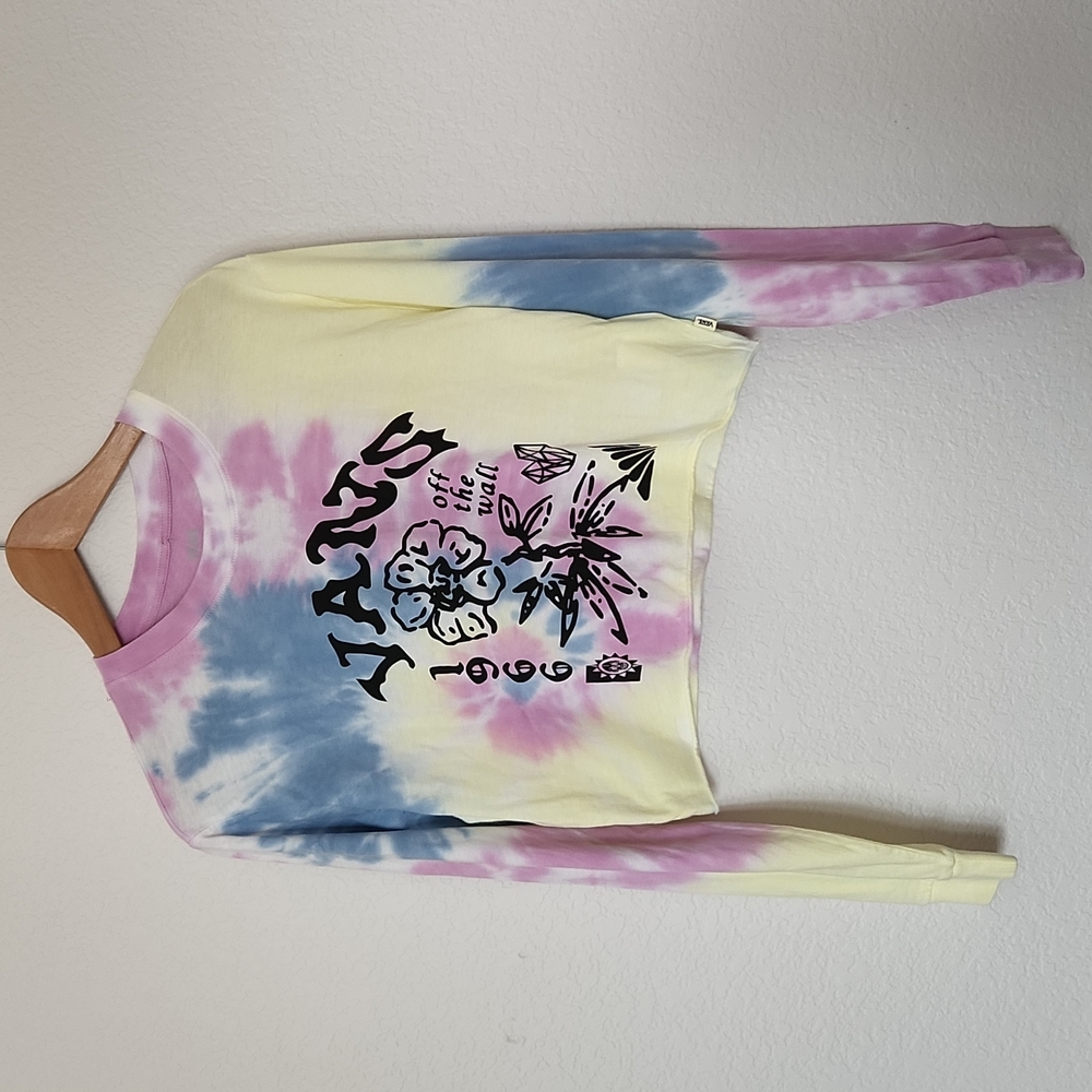 Women's Vans cropped long sleeve tee